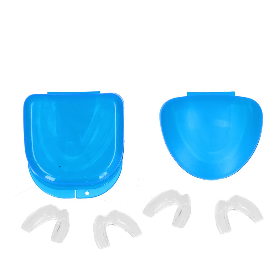 4Pcs Dental Guard Set EVA Anti Grinding Dental Orthodontic Teeth Brace with Storage Box