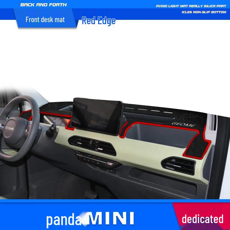 Geely Panda Mini Dashboard Anti-Glare Sunshade Mat: Sun Protection & Heat Insulation Interior Decor.