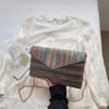 Borsa Piccola Quadrata Monocolore da Pendolare Borsa da Sera in Paglia Pochette Borsa a Spalla/Crossbody da Donna