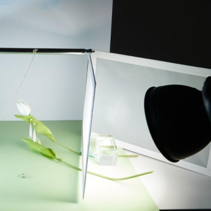 Faltbarer Diffusor Faltbare Lichtmodifikatoren Reflektor Tischplatten-Werbeaufnahmen Werkzeug zur Lichtformkontrolle
