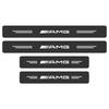 4Pcs Car Door Plate Carbon Fiber Threshold Protector Sticker For Mercedes-Benz CLS GLC GLK W211 W221 W220 W163 W164 W203 W204 A