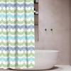 Beautifully Designed Starfish Patterned Shower Curtain With No Drilling Required For Easy Setup