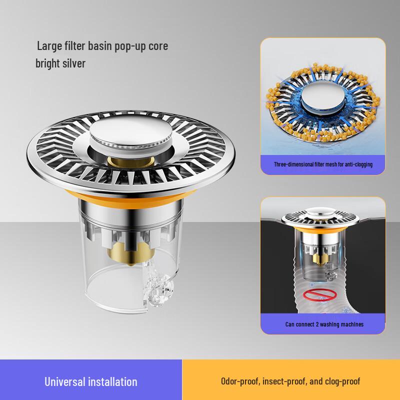 Xuan Yong Pop-Up Sink Drain Stopper