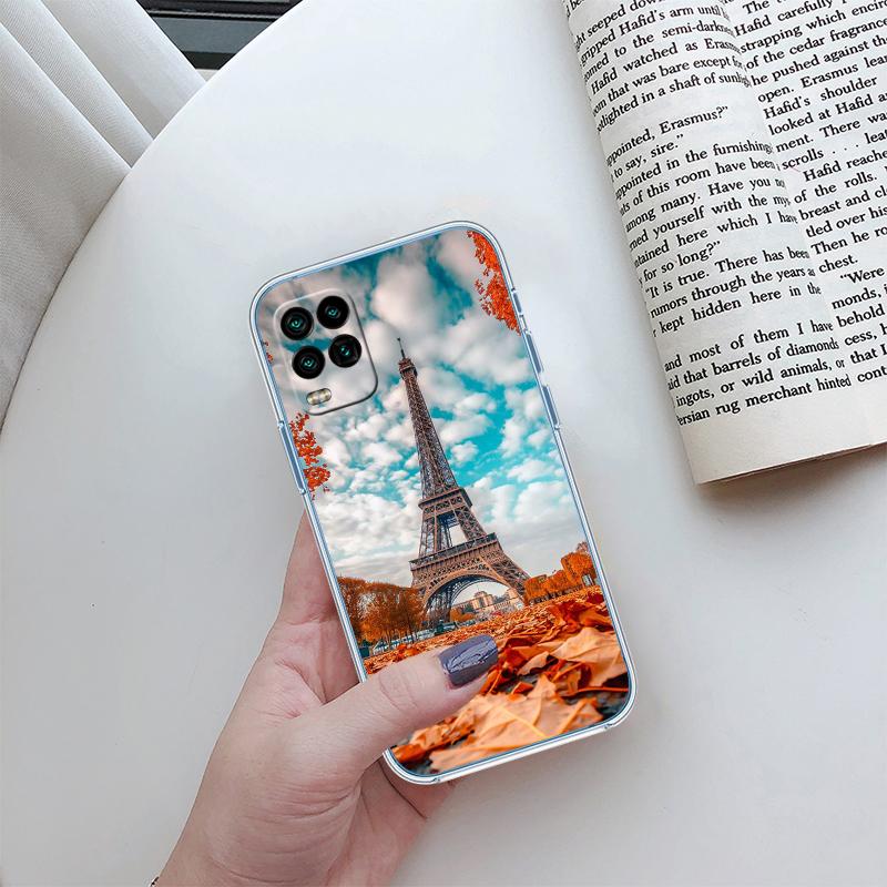 

RP54 Paris Eiffel tower Transparent Phone Case for Samsung Galaxy A04 A04S A14 A23 A34 A54 M23 M33 M52 M53 Galaxy A14