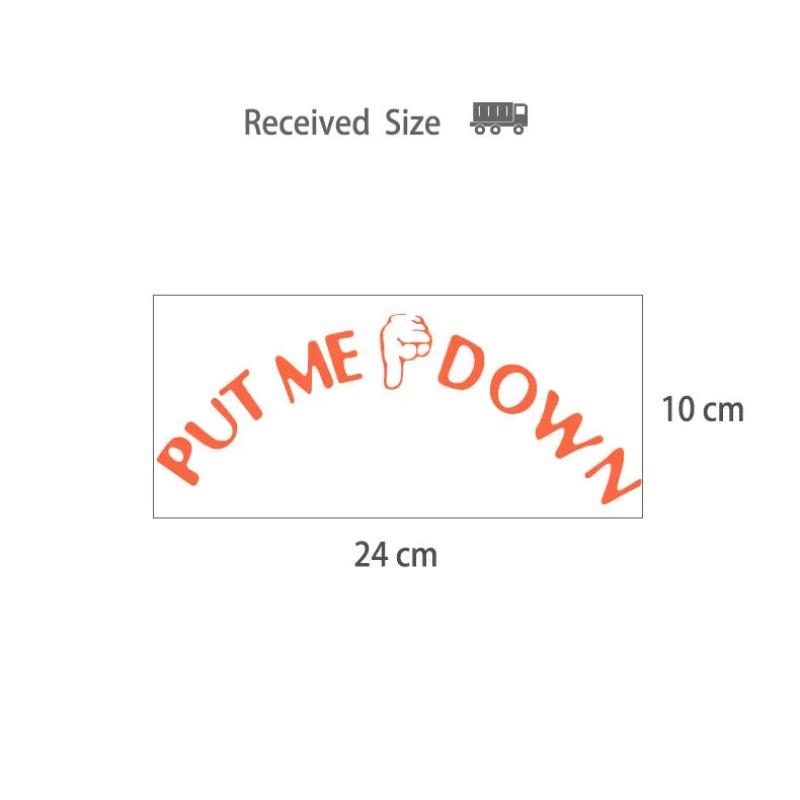 Geste Hand Aufkleber Lustig Badezimmer Toilettensitz Wandaufkleber Schild Für Leg Mich Runter Heimkunst Kühlschrankaufkleber Abziehbilder