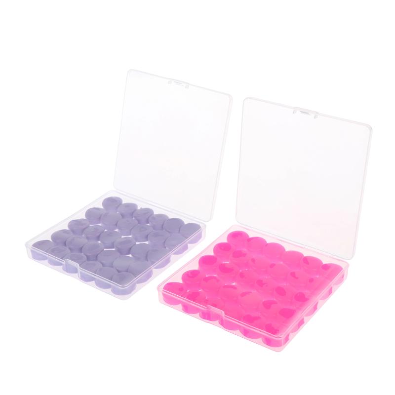 30Pcs Silicone Ear Plugs Reusable Earplugs For Sleeping Swimming Traveling Working Studying Noise Reduction Flexible Ear Plugs