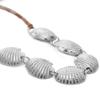 Accessories, summer versatile beach alloy jewelry, simple geometric fan-shaped shell woven bracelet women