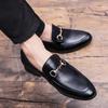 Men's Casual Shoes Genuine Leather Mens Classic Retro Buckle Loafers Moccasins Men Comfortable Outdoor Driving Flats
