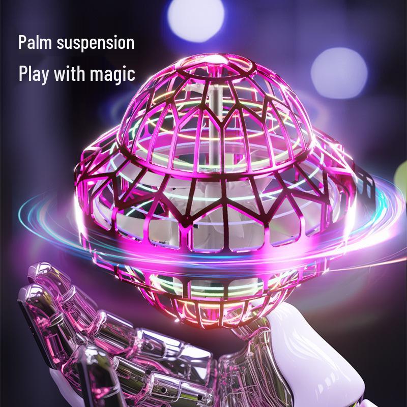Interstellar Return UFO Luminous Gyro: Magic Flying Saucer Toy