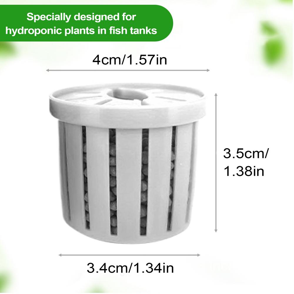 4PCS Fish Tank Hydroponic Planting Basket Potted Plant Holder Water Grass Aquatic Plant Aquarium Accessories