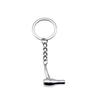 Electric Guitar Keychain Music Charm Graduation Memento Key Ring 28mm