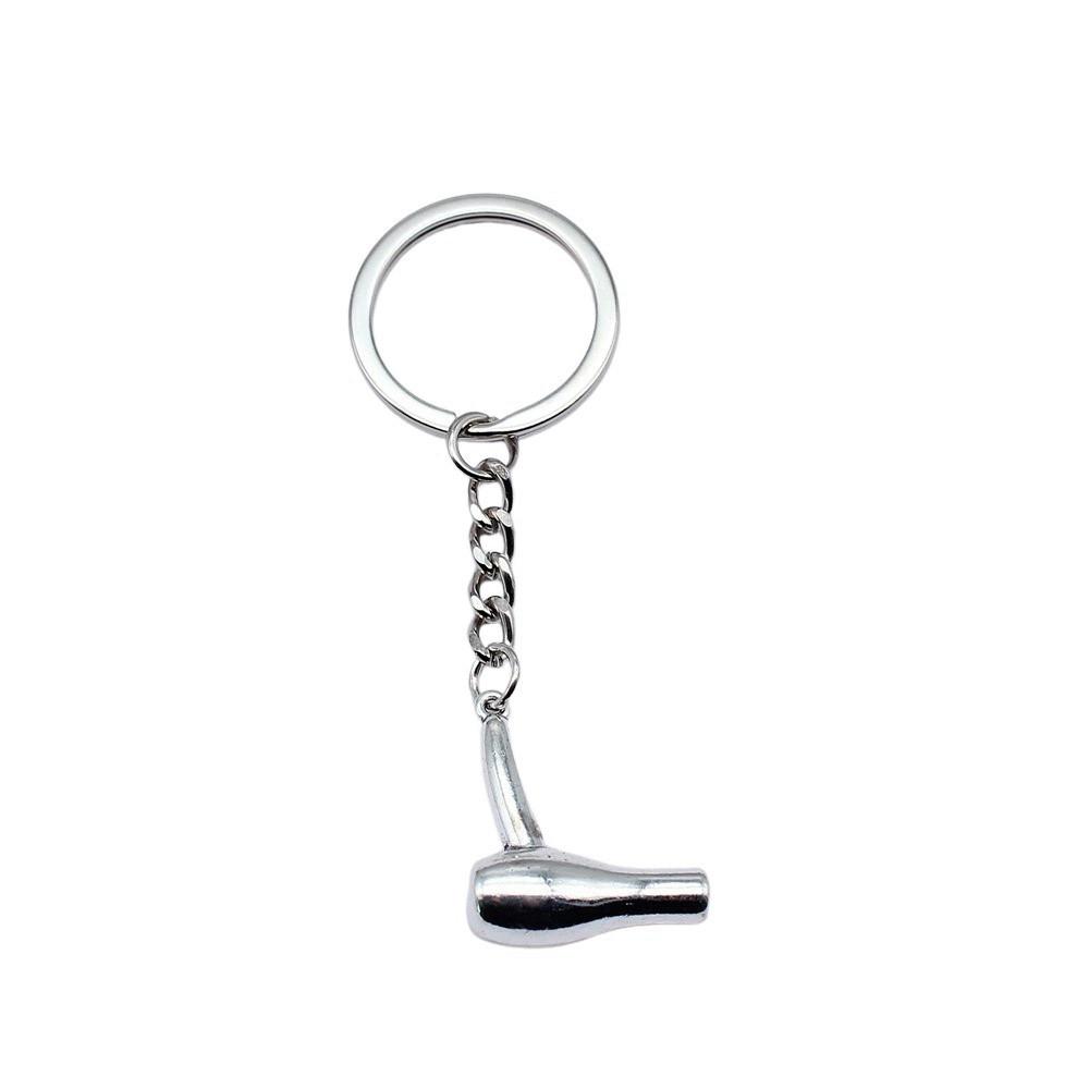 Electric Guitar Keychain Music Charm Graduation Memento Key Ring 28mm