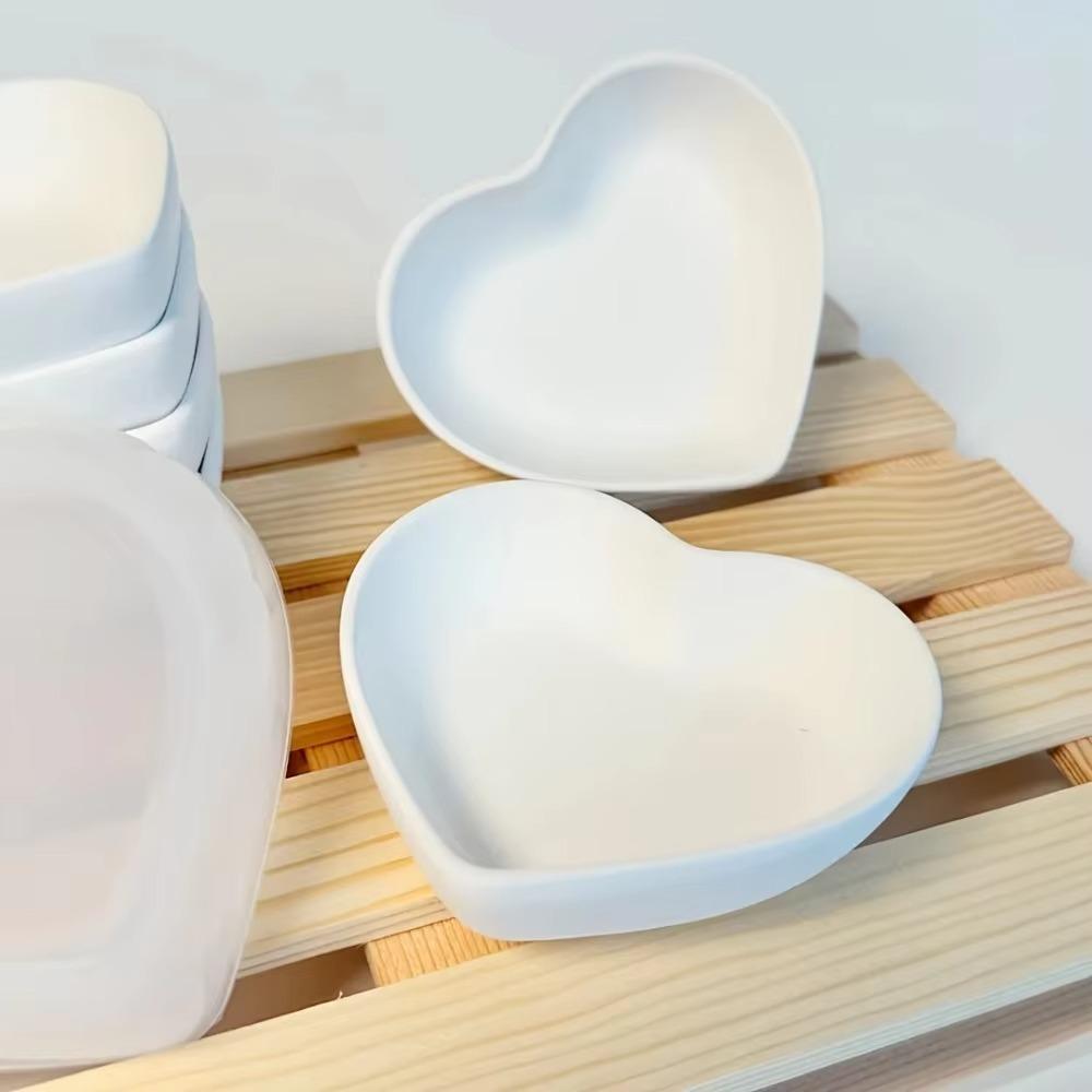 Small Silicone Craft Mold Heart-Shaped Resin Jewelry Mold Cute Storage Box Mold  Storage Containers