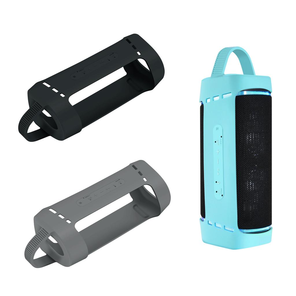 Bolsa a Prueba de Golpes para Altavoz SRS-XB33 Portátil de Silicona para Transportar Estuche