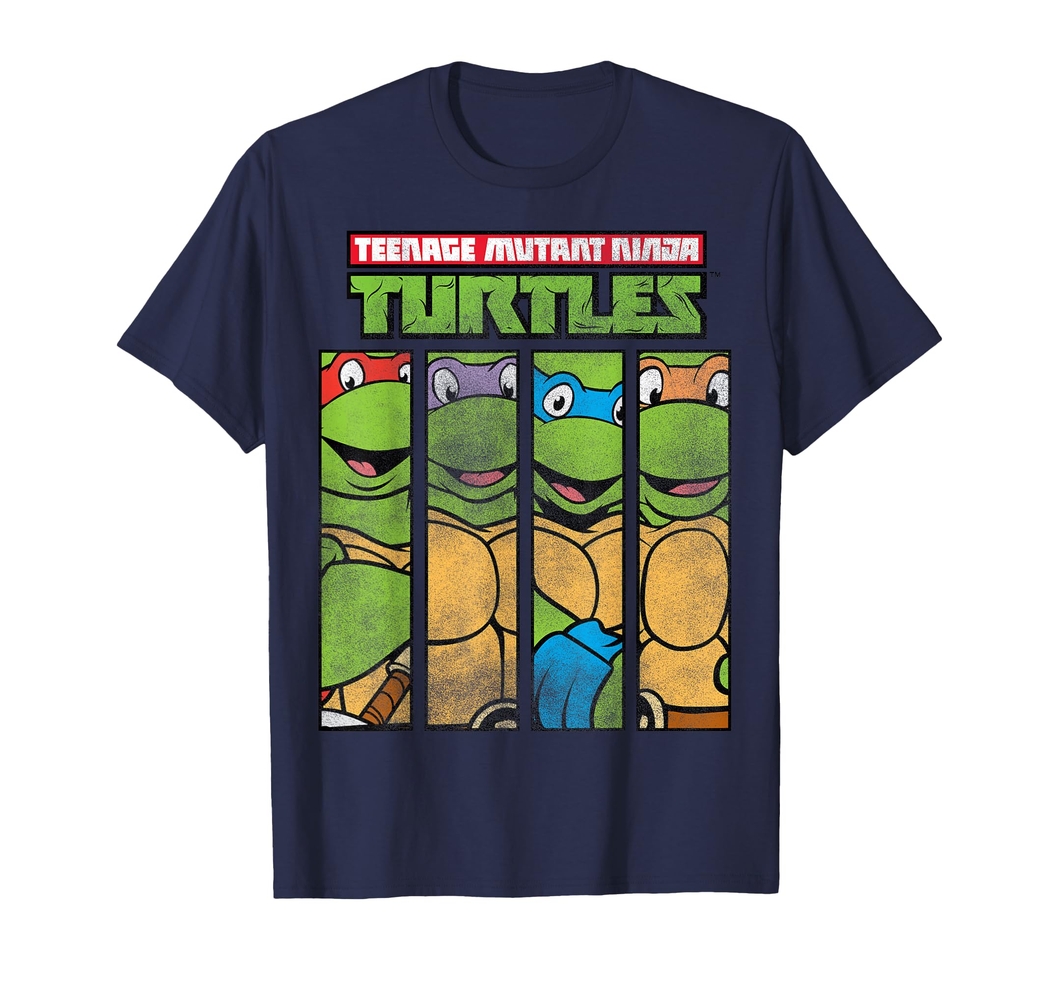 

Teenage Mutant Ninja Turtles Face Panel Graphic T-Shirt