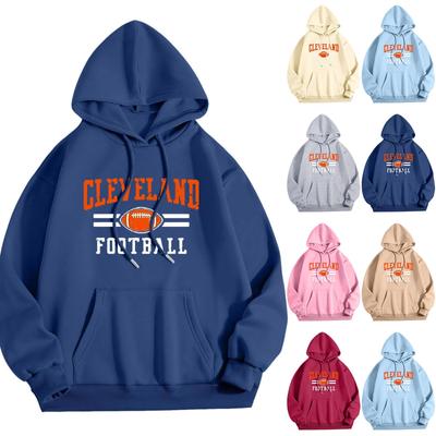 Women's Fashionable Daily Versatile Casual Hooded Sweatshirt, Daily Long Sleeved Patch Top Sweatshirt