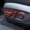 6PCS ABS Car Seat Adjustment Switch Knob Trim Cover Stickers For Toyota RAV4 XA50 Hybrid 2019 2020 2021 2022 2023 2024 RAV 4