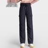 XueZhongFei Women's 90% Down Warm Workwear Cargo Pants
