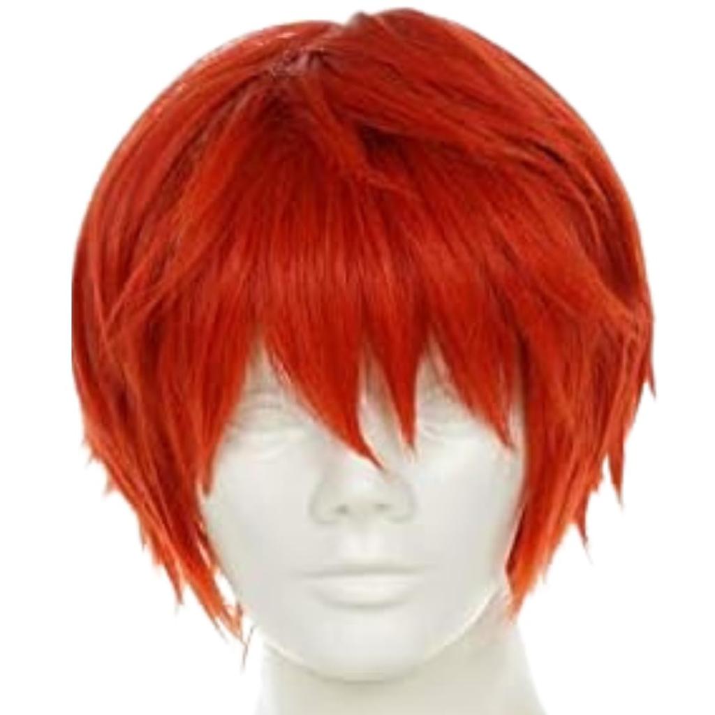 Karma Akabane Wig from Assassination Classroom, Cosplay Costume Prop, Made in Japan, Heat Resistant, Adjustable Size, 25cm [Only 5 left]