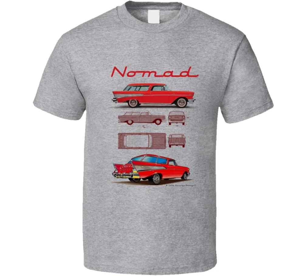 1957 Chevy Nomad Classic Car Hot Rod Wagon Musclecar Gift T Shirt 3XL