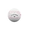 Callaway SUPERSFOT 25 RED SPLATTER Golf Balls, 1 Dozen (12 Balls), 2-Piece Construction, Red Splatter/White