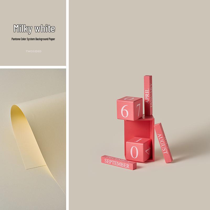 Macaron Colored Photography Background Paper - White, Blue, Red, Gray, Green, Pink, Beige Monochrome Cardstock Base