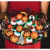 Creative 1 Pcs Halloween Spider Web Fruit Plate Drain Basket Festival Atmosphere Cartoon Candy Box Home Decorations Supplies