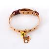 Adjustable Pet Collar With Polka Dot Cute Animal Charm Bell Cotton Cats Dogs Rabbits Bears