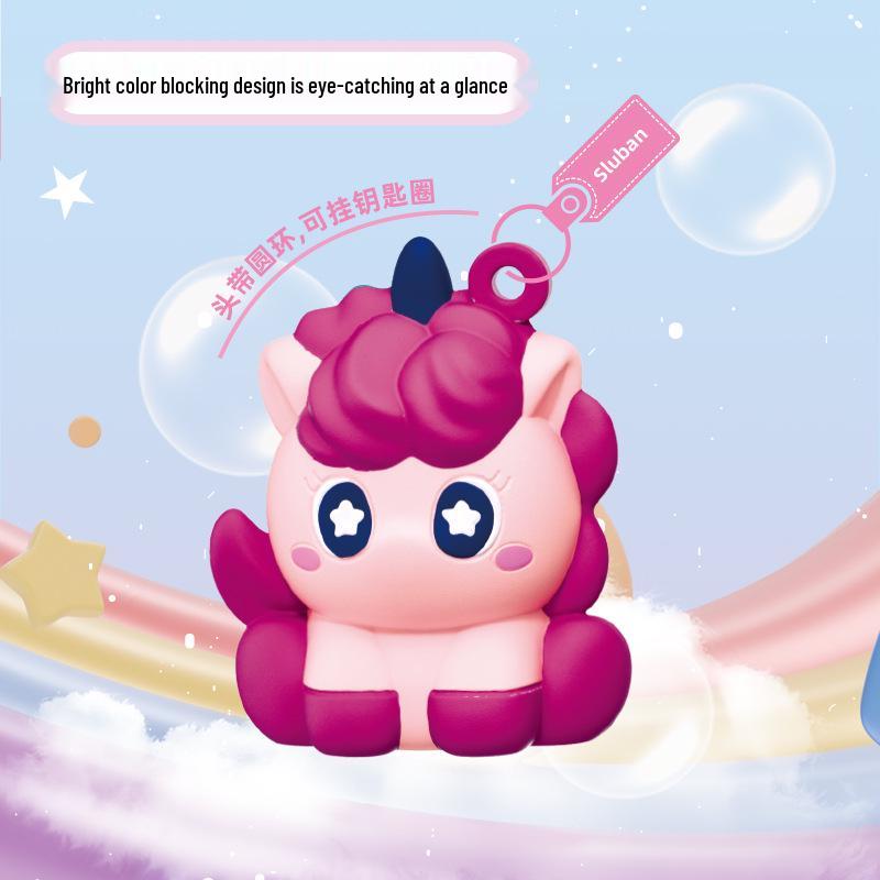 Little Luban Cute Pony Building Blocks - Trendy Educational Toy & Ornament for Boys and Girls Birthday Gifts.