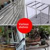 1Pcs Elbow Pipe Fixed Buckle 20X20/25X25Mm Square Pipe Fitting Joint Pipe Connector Buckle Non Welding And Non Punching Bracket