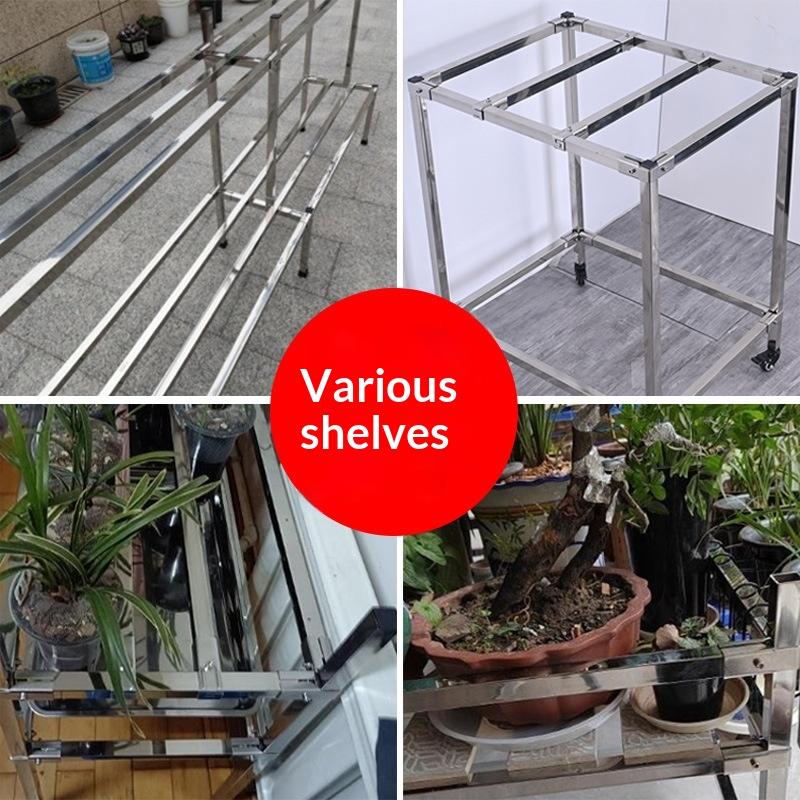 1Pcs Elbow Pipe Fixed Buckle 20X20/25X25Mm Square Pipe Fitting Joint Pipe Connector Buckle Non Welding And Non Punching Bracket