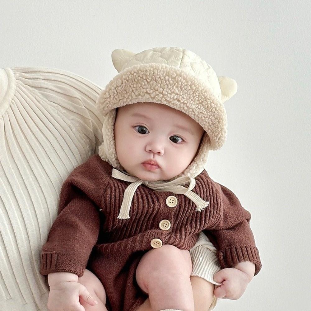Thickened Toddler Earmuffs Beanie Ear Protection Lamb Fleece Warm Cap Cute Children's Hats