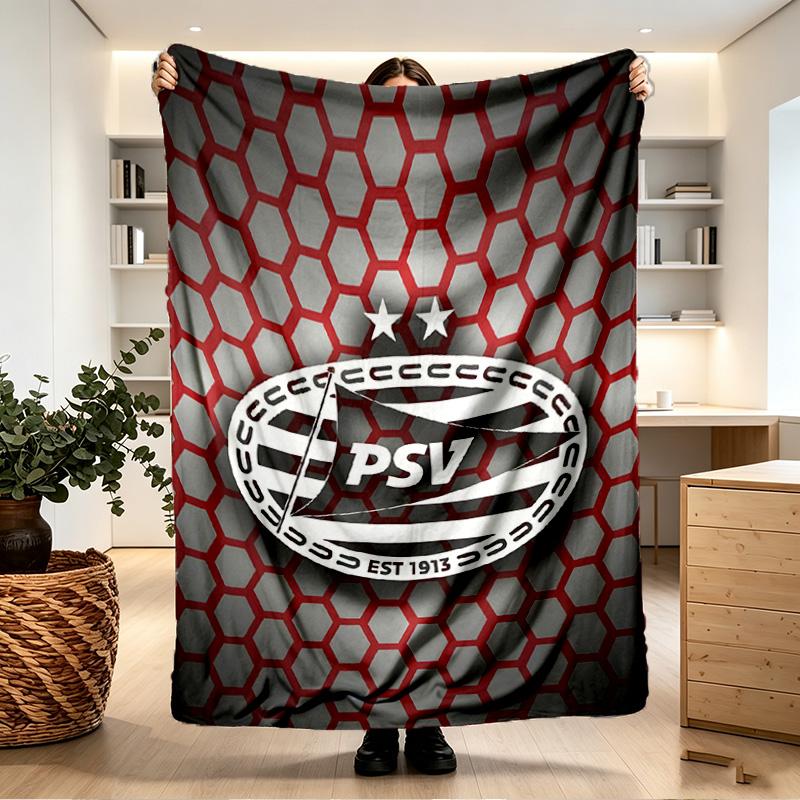 PSV Eindhoven PSV Print Blanket - Soft & Comfortable, for Bedroom, Travel, Sofa, Home Decoration - Birthday Christmas Gift for Friend