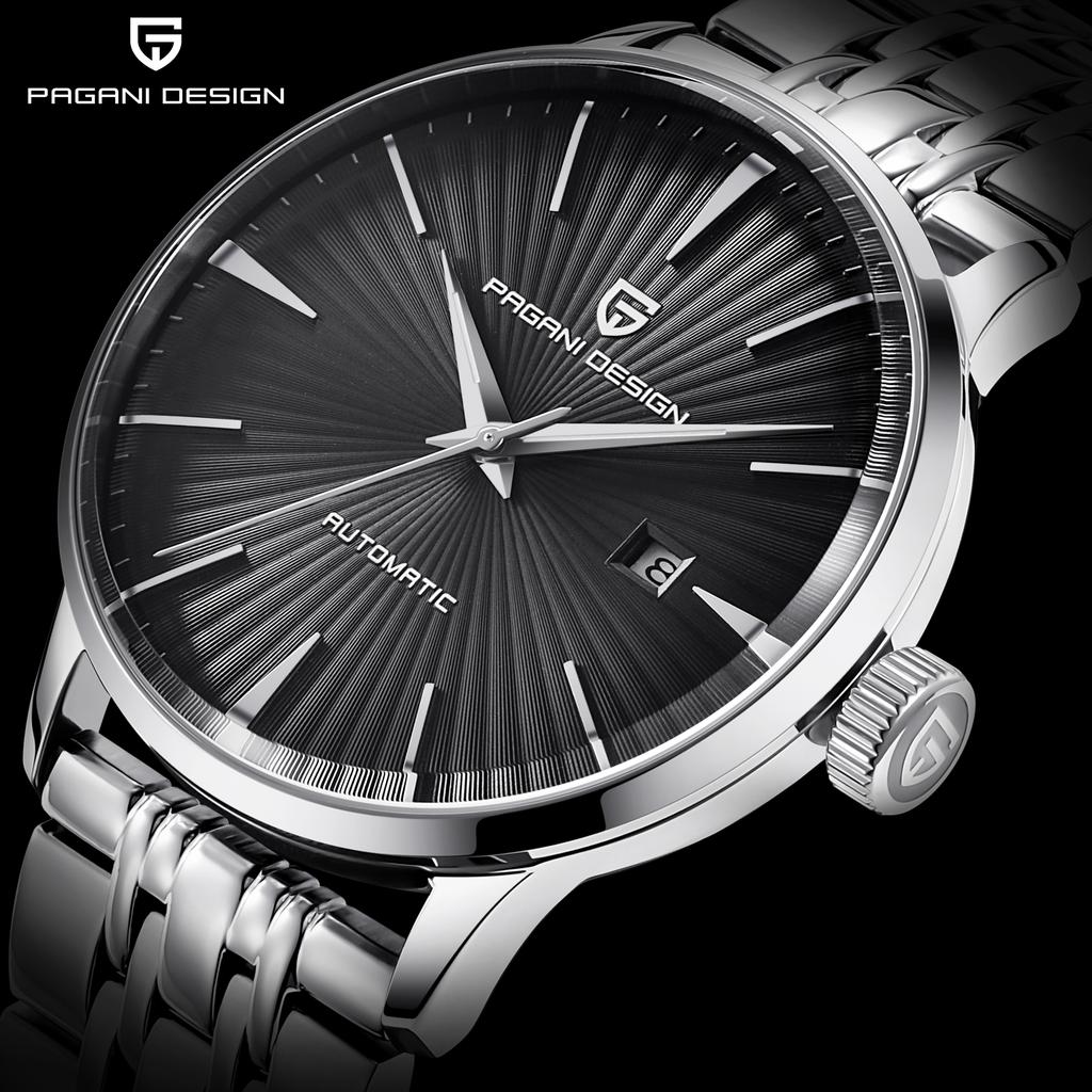PAGANI DESIGN New Mechanical Watch Seagull 2813 Movement 43mm Stainless Steel Case 100M Water Resistance Men's Watch PD2770