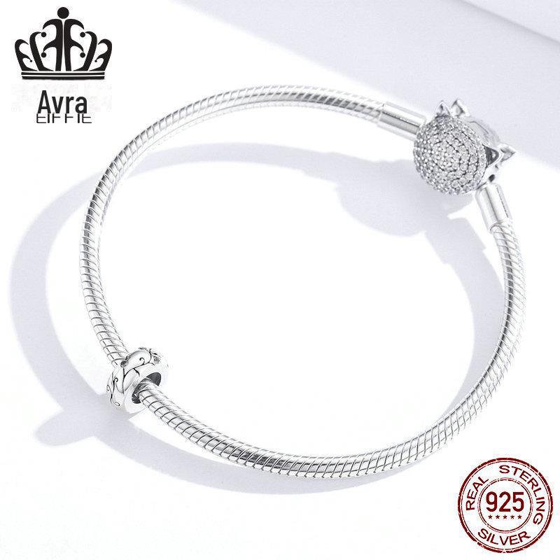 Avle Original S925 Sterling Silver Classic Pattern Spacer Bead for DIY Bracelets - Hot Seller In Europe & America
