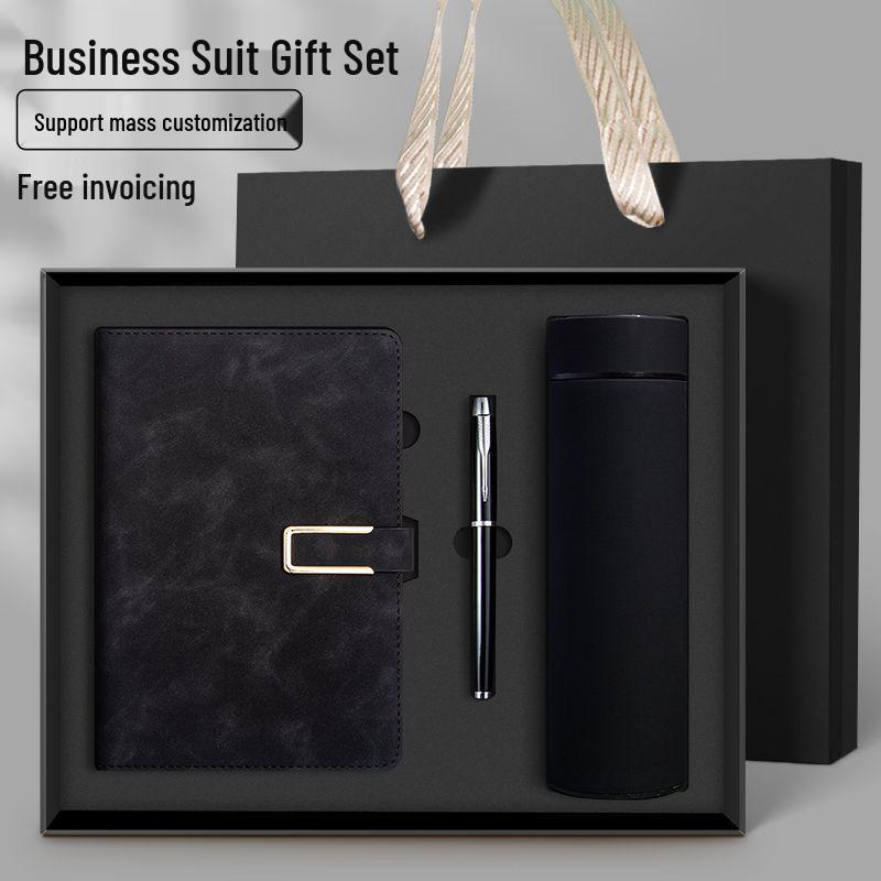 Luxury Logo Notebook Gift Set - Business Pages, Perfect for Corporate Souvenirs