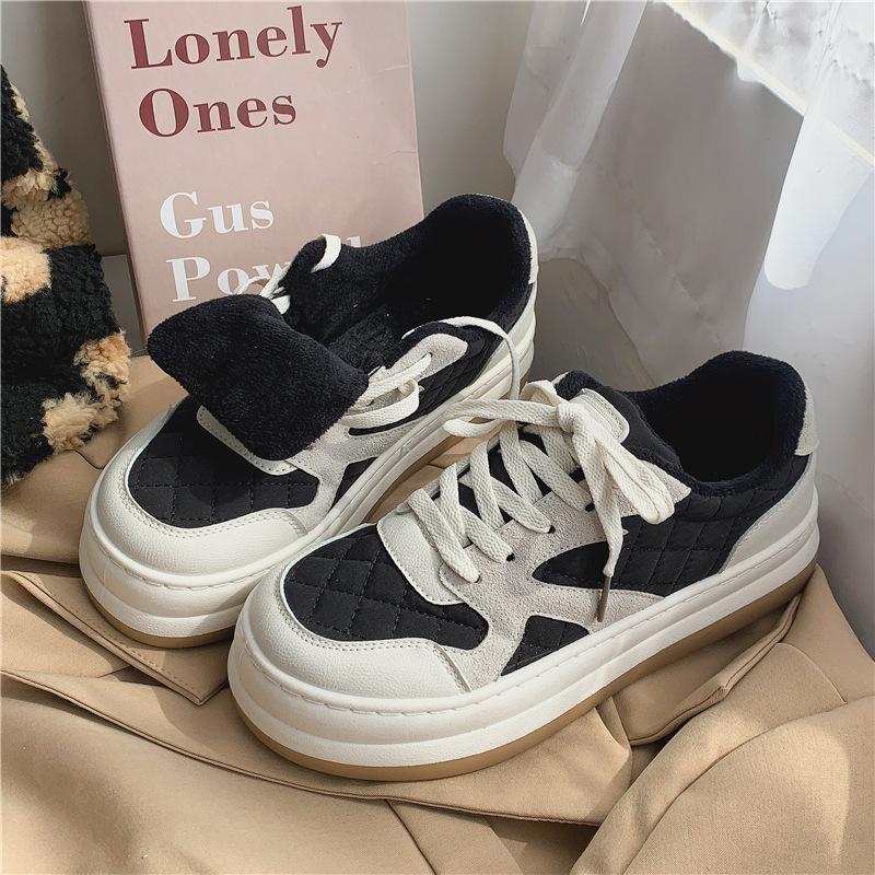 Designer Shoes for Women Winter Sneakers Skateboard White Wedges Vulcanize Shoes New Fashion Spring Comfort Platform Shoes Woman