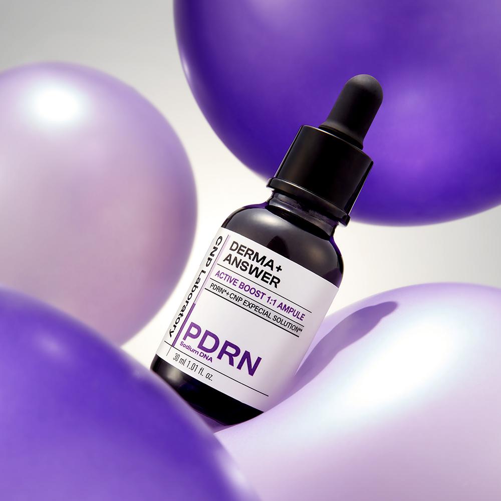 CNP LABORATORY Derma Answer Ampolă Activă Boost PDRN 30ml+30ml – Îngrijire pentru Repararea și Fermitatea Pielii, Coreeană