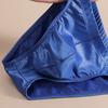 Men Glossy Underpants Silky Smooth Briefs Breathable Soft Sexy Underwear High Elastic Waistband Briefs for Daily Wear Sleep