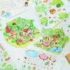 3D Stereo DIY Collage Landscape Stickers - Frosted PET Die-Cut for Journaling & Miniature Scenes