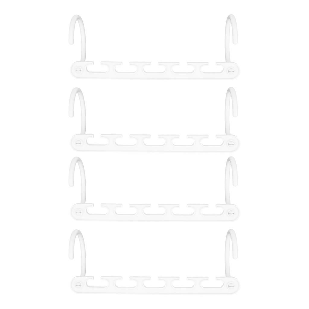 8 Buc Raft de Uscat Haine pentru Garderobă cu 5 Găuri Pliabil pentru Haine pentru Casă, Camera de Zi