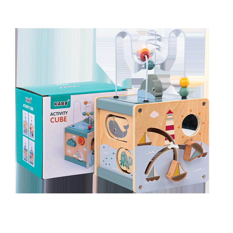 Multi-functional Wooden Animal Bead Maze: Educational Toy for Infants & Toddlers