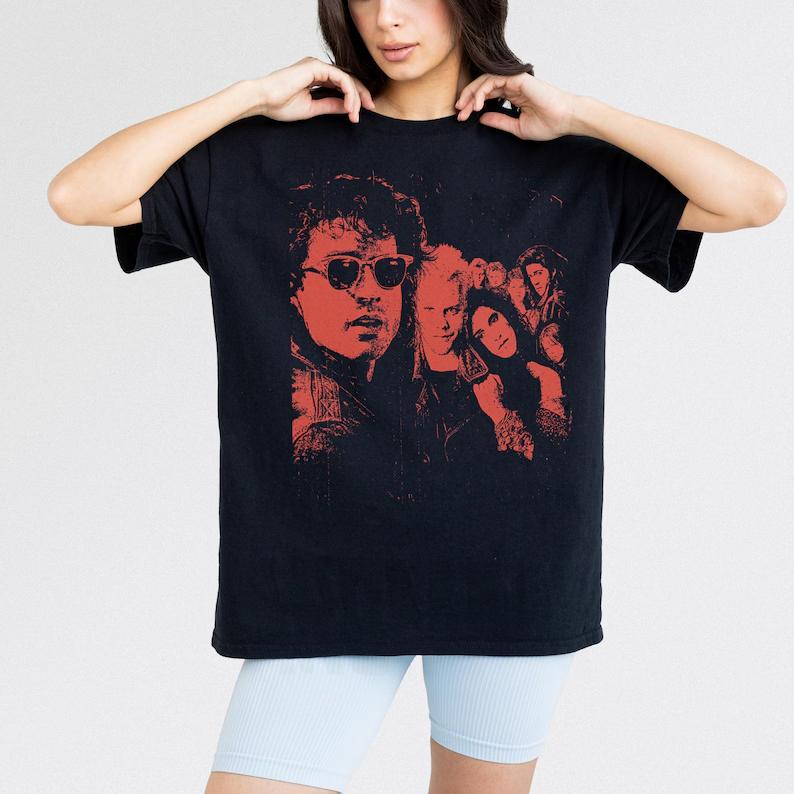 

80s Vampire Movie Vintage The Lost Boys Horror Movie Y2K Retro T Shirt Women Unisex Cotton Tee Summer Oversized Novelty Streetwear 4XL