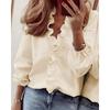 PEYWOW Women's Fashion Casual Summer Spring Autumn Winter V-Neck  Blouses & Shirts