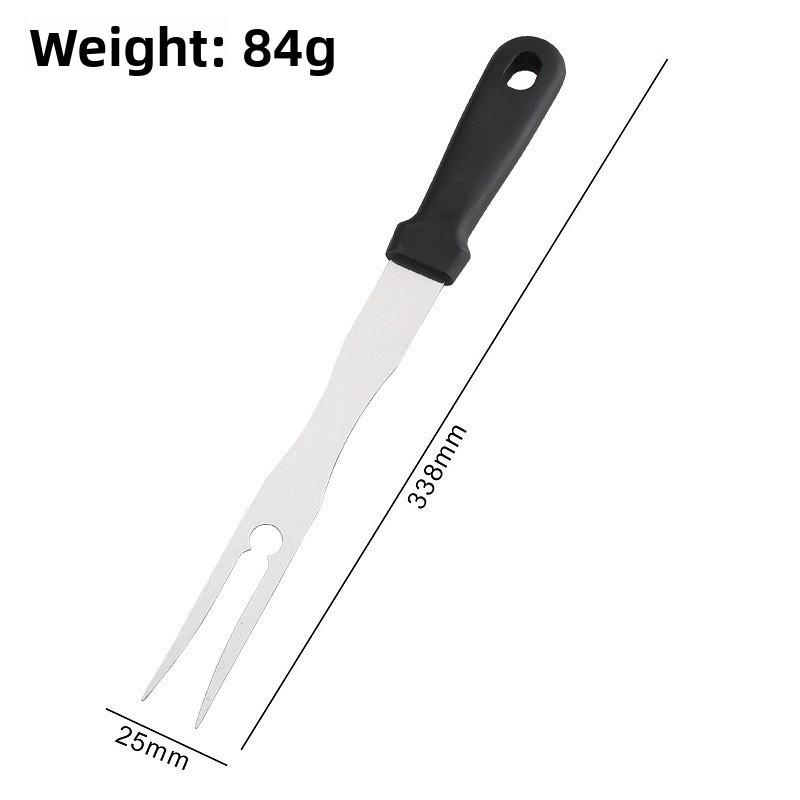 Stainless Steel Steak And Pancake Spatula With Long Handle For Home Kitchen Cooking