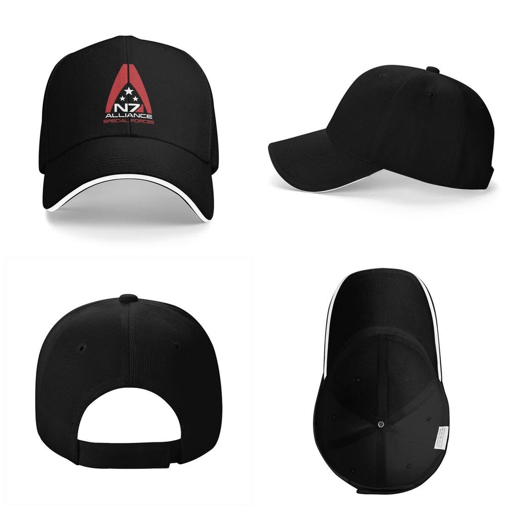 Unisex Baseballkepsar Armor Alliance Militär Mass Effect N7 Utomhus Streetwear Sport Baseballkepsar Hip Hop Keps Casquette Kepsar