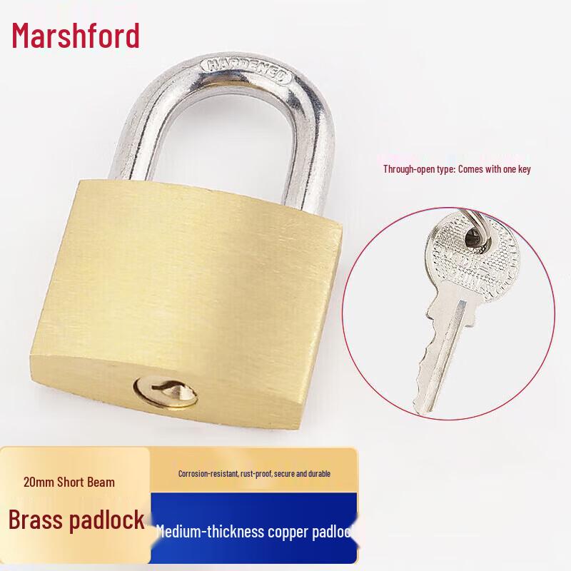 Mashifu Keyed-Alike Brass Padlock