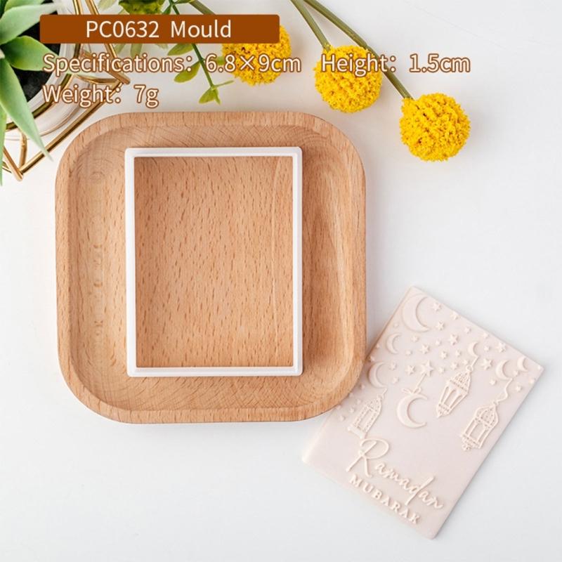Plastic Biscuit Molds Cookie Stamp Tower Moon Pattern Cookie Cutter DIY Fondants Cake Molds Kitchen Pastries Bakewares
