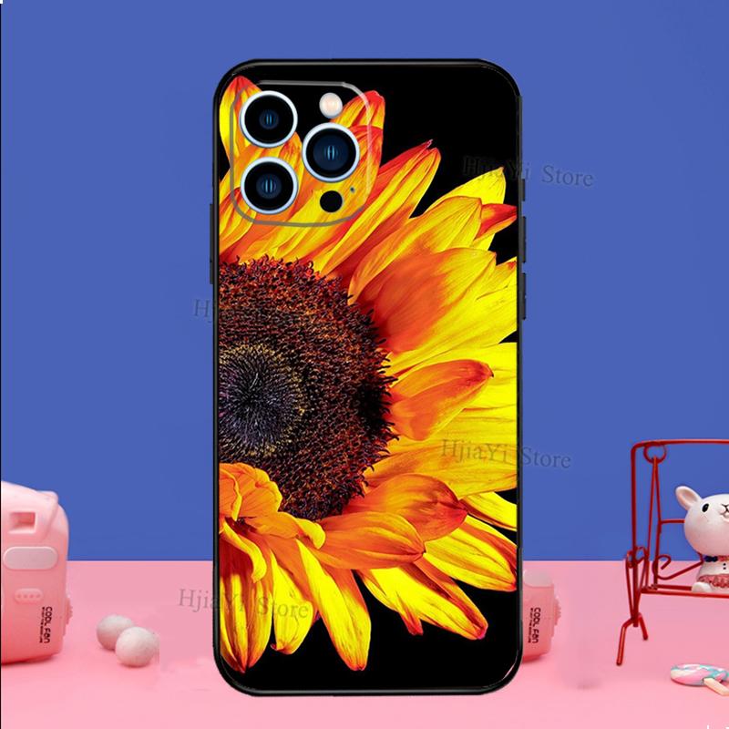 Sunny Sunflower Phone Case For iPhone Samsung Galaxy Redmi Xiaomi Oppo OnePlus Note S A 7 8 9 10 11 12 13 14 20 21 22 23 53 54 Pro Max Plus Ultra