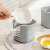 7pcs Set Ceramic Sauce Dish Dipping Set Cute Design Stackable Containers Dining Table Snack Condiment Plates Kitchen Supplies